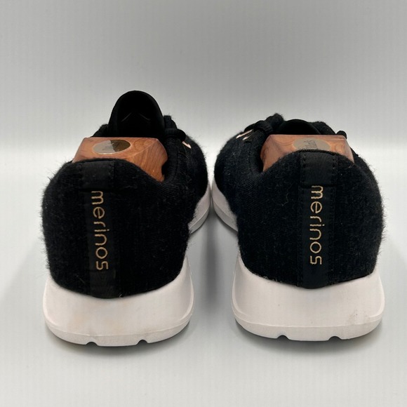 Merinos Wool Runners Black Women's Size 10 Australian Merino Wool Shoes - Picture 4 of 8
